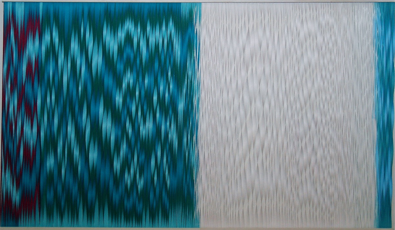 FAAC C32 Blauweiss.LeinwandAcryl.170x100.2010